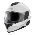 Sena Outride ECE-zertifizierte Motorrad Integralhelm Mir integrierter Bluetooth Intercom und Smartphone-Verbindung (Weiß, XXL)