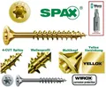 SPAX Yellox Spaxschraube Holzschraube Torx TX 4CUT® Holzbauschrauben 12 - 300 mm