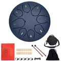 Steel Tongue Drum 6" Stahlzungen 8 Töne Zungentrommel Pan Drum Percussion Ste...