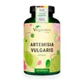 Vegavero Beifuß Kapseln hochdosiert - 600 mg Artemisia Vulgaris Extrakt (10:1) mit Flavonoiden (Bitterstoffe) - 180 Kapseln für 6 Monate - Vegan, laborgeprüft & ohne Zusatzstoffe