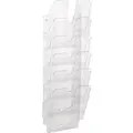 Durable 1700008401 Set Of Leaflet Dispensers Of (flexiplus 6, Hoch A4) 1 Set, Transparent
