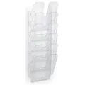DURABLE Wand-Prospekthalter-Set FLEXIPLUS 6, A4, 6 Fächer