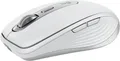 Logitech MX Anywhere 3S - Maus - optisch - 6 Tasten - kabellos - Bluetooth - Logitech Logi Bolt USB-Receiver - Pale Gray (910-006930)