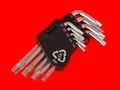 9 tlg. TORX Winkel Schraubendreher Satz T10-T50 in KURZ