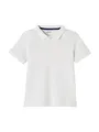 Vertbaudet Jungen Poloshirt, Kurze Ärmel weiß 110