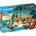 PLAYMOBIL Piraten 70962 Piratenschatzinsel mit Skelett - Bunt