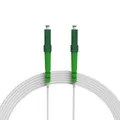 15m weißes Glasfaserkabel LC/APC auf LC/APC Patchkabel | Kompatibel mit Tele...
