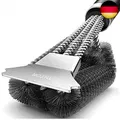 Grillbürste, TNTOR Grill Reinigungsbürste mit Extra Langer Edelstahl Borsten, E