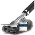 Grillbürste, Edelstahl, 3in1, Schaber, flexible Borsten, Reinigungsbürste, Gr...