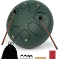 Stahlzungentrommel 6 Zoll C-Dur Handpan Drum mit Tasche & Mallets