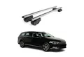 OMAC Dachträger Gepäckträger für VW Passat B8 Variant 2015-2019 ABE Alu Grau 2tlg (2-St), Wasserbeständig,Abnehmbar,Multifunktional,Leichtgewichtig