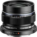 Olympus M. Zuiko Digital  12mm / 2,0 schwarz incl. LH-48 Neuware