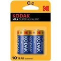 Kodak Max Alkaline Batterie C Lr14 2 Einheit (2 Stk., C, 8400 mAh) (30952836)