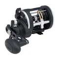 PENN Rival Level Wind Rollen, Schwarz/Silber