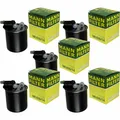 5x MANN Kraftstofffilter WK 820/14 Fuel Filter