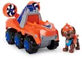 PAW PATROL Dino Rescue Zumas Basis Fahrzeug mit Rückzieh-Mechanismus, inklusive Hundefigur und Überraschungs-Dino, Spielzeug für Kinder ab 3 Jahren