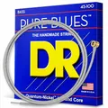 DR Strings Pure Blues PB-45/100 – E-Bass Saiten, 4-Saiter Set, Quantum Nickel, Rundkern, Light to Medium 45-100