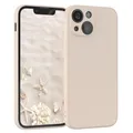 Für Apple iPhone 13 Mini Handyhülle Silikon Back Cover Schutz Handy Case Taupe