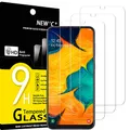 NEW'C 3 Stück für Samsung Galaxy A30, M30, M30s für Panzerglas, Frei von Kratzern, 9H Härte, HD Displayschutzfolie, 0.33mm Ultra-klar, Ultrabeständig