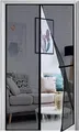 Panngu Fliegengitter Balkontür Magnet 100x230cm, Fliegenvorhang Terrassentür Magnete Türe Ohne Bohren, Fliegennetz Balkon Insektenschutz Tür, Magnetische Moskitonetz Vorhang Schwarz