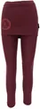 GURU SHOP Yoga-Hose, Leggings mit Minirock Bio BW Yogi - Dattelbraun, Damen, Size:S