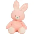 GUND - Plüsch-Häschen aus 100% recyceltem Material, Kuscheltier rosa/weiß, aus 100% recycletem Material
