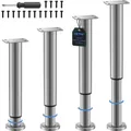 Möbelfüße verstellbar Edelstahl Hochverstellbar 20-37cm Möbelbeine