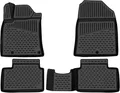 Element 3D Gummimatten Set passend für VW Tiguan Allspace |Mk2 II, 5-7 Sitze | 2016 – Heute | 100% passgenaue Auto Fußmatten, robuste Universal Fußmatte Auto, Gummimatten Auto