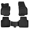 Gummi-Fußmatten VW Tiguan Allspace 2017-2024 (fixace 35 und 33 cm ) Novline pass