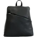 C1072 Cinino Lederrucksack Dunkelblau - Dunkelblau
