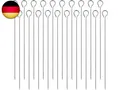 20cm Grillspieße Schaschlikspieße Edelstahl 20 Stk Kebab Grill Spieße Fl