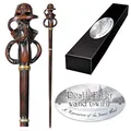 Death The Noble Collection Eater Swirl Character Wand - 14in (35cm) Wizarding World Wand with Name Tag - Harry Potter Film Set Movie Props Wands