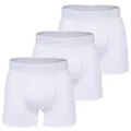 Marc O´Polo Herren Retro Boxer 3-Pack Essentials - Weiss - Größe S