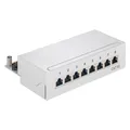 Goobay CAT 5e Mini/Desktop Patch Panel, 8 Port, 1 HE (68882)