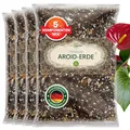ORAGARDEN Aroid Mix Erde für Zimmerpflanzen und Garten - 12L Aroiden Substrat für Pflanzen, Palmen, Blumen - 5 Komponenten Blumenerde