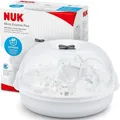 NUK Micro Express Plus Mikrowellen Sterilisator für Babyflaschen, 4 Babyflaschen
