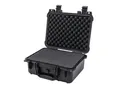 HMF ODK100 Outdoor-Fotokoffer, Transportkoffer mit Rasterschaumstoff, 34 x 29,5 x 15,5 cm