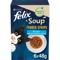 Felix Soup Tender Strips Katzensuppe Fisch Mix 1 Pack (6x48g)