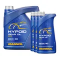 7 (4+3x1) Liter MANNOL SAE 80W-90 Hypoid Getriebeöl/ Schaltgetriebe/ Achsen GL5