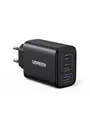 UGREEN USB C Ladegerät 65W 3-Port USB-C Netzteil PPS Schnellladegerät PD Charger 60W kompatibel mit MacBook Pro/Air, iPad Serien, iPhone 17, Galaxy S25 Ultra, Pixel, Steam Deck (Schwarz)