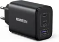 UGREEN USB C Ladegerät 65W 3-Port PD PPS MacBook iPhone Galaxy Pixel Schwarz