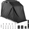 VEVOR Motorradabdeckung Shelter Storage Wasserdicht 22 mm, Hochleistungs Motorrad Shelter 600D Polyester Oxford-Gewebe, Allwetterschutz Motorradabd...