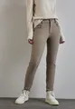 STREET ONE Stoffhose Style YORK Sommerhose mit Zipper-Details