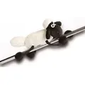 NICI GREEN Plüsch Magnettier Shaun das Schaf 12cm - Schwarz