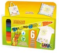 KREUL Javana texi mäx Sunny fine für helle Stoffe 6er Set