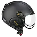 CGM EBI, Skihelm, Unisex, Erwachsene, Mattschwarz, L (59 cm)