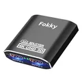 Fokky HDMI Splitter, 4K HDMI Splitter 1 In 2 Out Gleichzeitig, Aluminium Hdmi Verteiler 1 in 2 Out, Adapter 2 Monitore Erweitern Xbox,PS4,PS3,Blu-Ray DVD,Firestick,HDTV(NOT Extended Display)