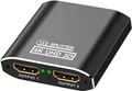 HDMI Splitter Aluminium 4K@60Hz HDMI Verteiler 1in2 Out Unterstützt HDCP 4K 3D