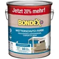 Bondex Wetterschutz-Farbe RAL 7034 Marehalm (Braun) - 3, reicht für ca. 27 m²
