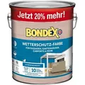 Bondex Wetterschutz-Farbe RAL 7034 Marehalm (Braun) - 3 l reicht für ca. 27 m2 - Braun
